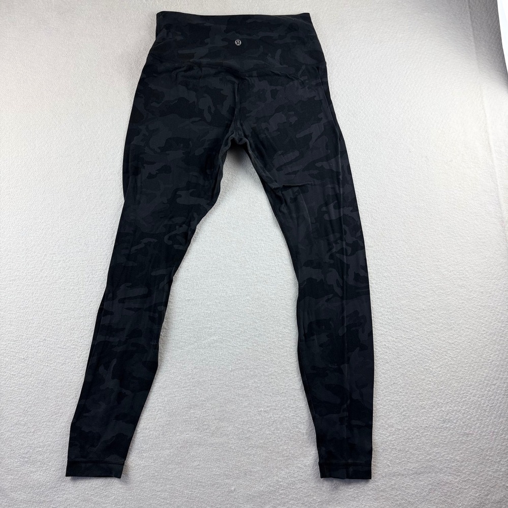 Lululemon Align High Rise Leggings 25 Heritage 365 Camo Deep Coal Multi Black 6